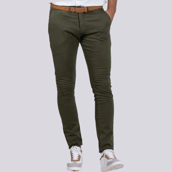 Celopman Slim Fit Chinos - Khaki