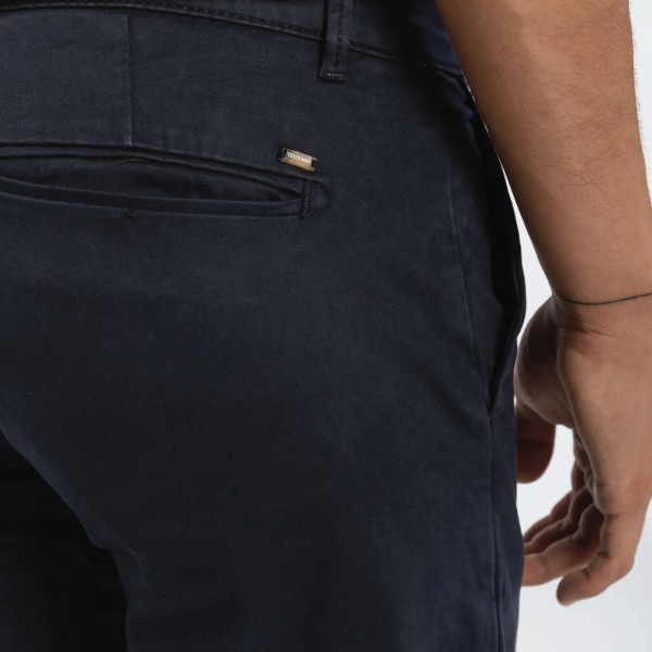 Celopman Slim Fit Chinos - Navy