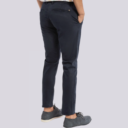 Celopman Slim Fit Chinos - Navy