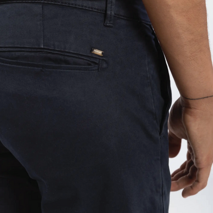 Celopman Slim Fit Chinos - Navy